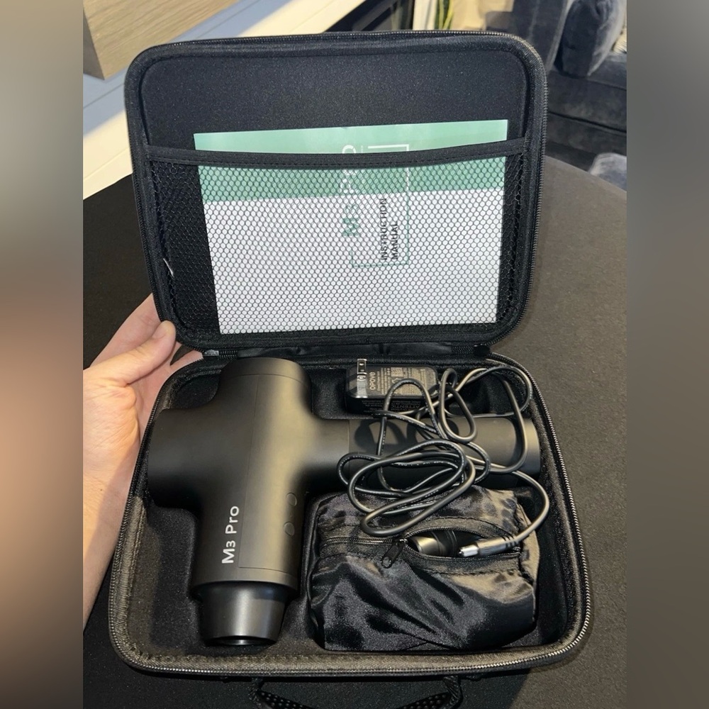 Black massage gun Opove M3 Pro 2 massage gun